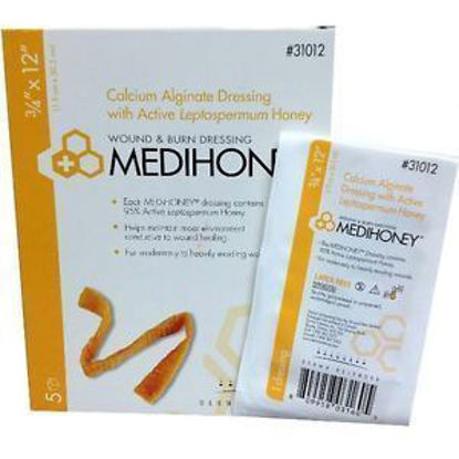 Picture of Medihoney Calcium Alginate Dressing, 3/4" x 12" rope