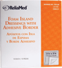 Picture of Sterile Latex Free Foam Island Dressing with Adhesive Border 3" x 3"