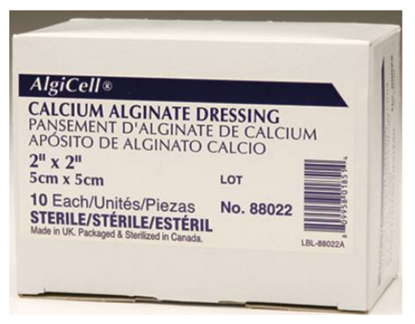 Picture of Algicell Calcium Alginate Dressing 2" x 2"