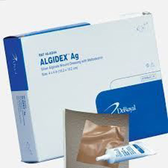 Picture of Algidex Ag Silver Alginate Wound Dressing with Foam Back 6" x 6"