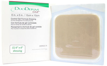 Picture of DuoDERM CGF Hydrocolloid Wound Dressing, 6" x 6"